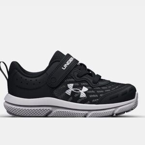 Under Armour Kids Black and White Sneakers